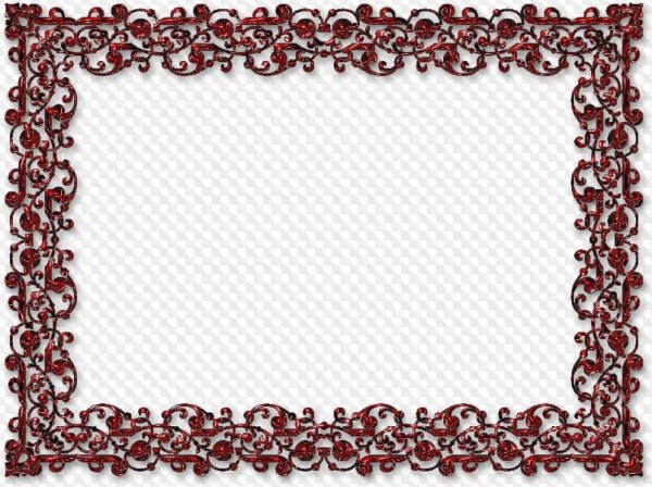 Рамка ажурная прямоугольная