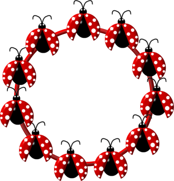 Рамочка с Божьей коровкой