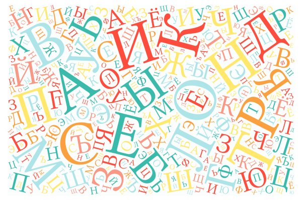 Фон буквы русского алфавита