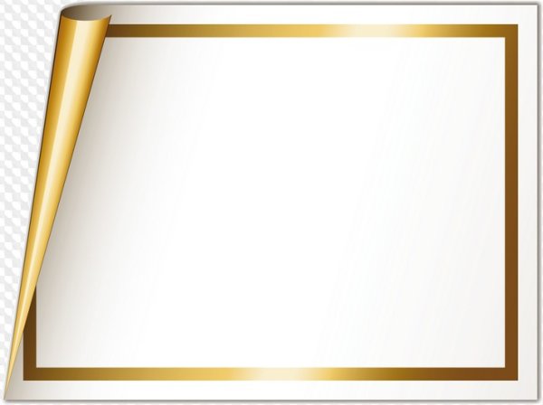 Рамка с загнутым уголком