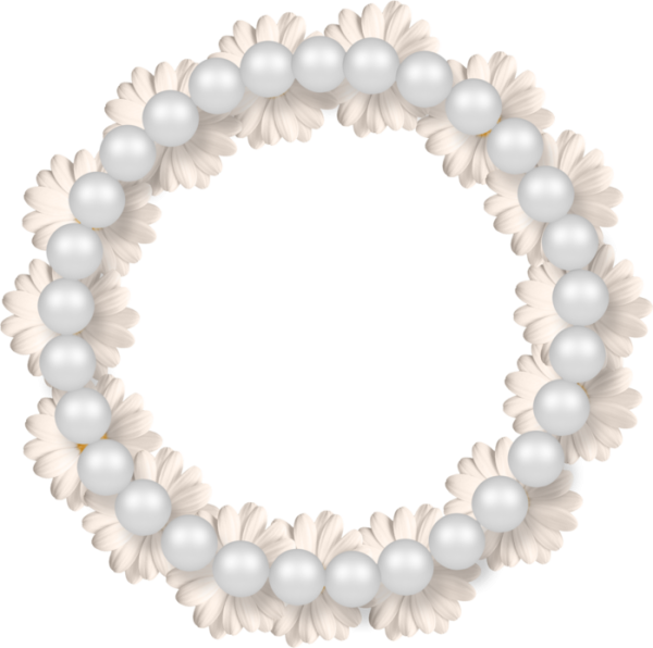 Рамка жемчуг