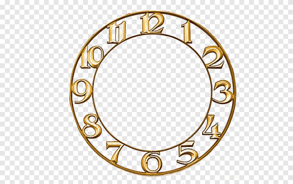 Циферблаты для часов без стрелок золотые