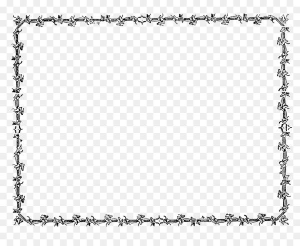 Рамка черно белая тонкая