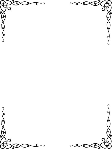 Графические рамки для текста Word