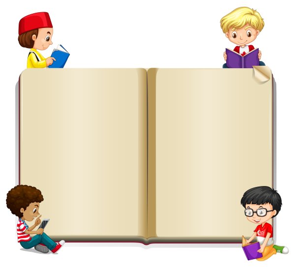 Раскрытая книга для детей