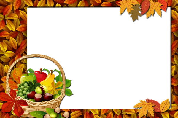 Рамка в осеннем стиле