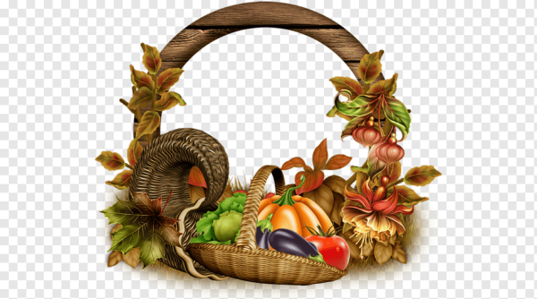 Рамка осенняя с овощами