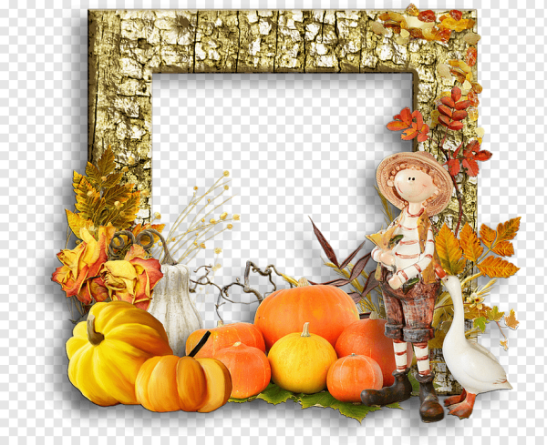 Рамка осень овощи