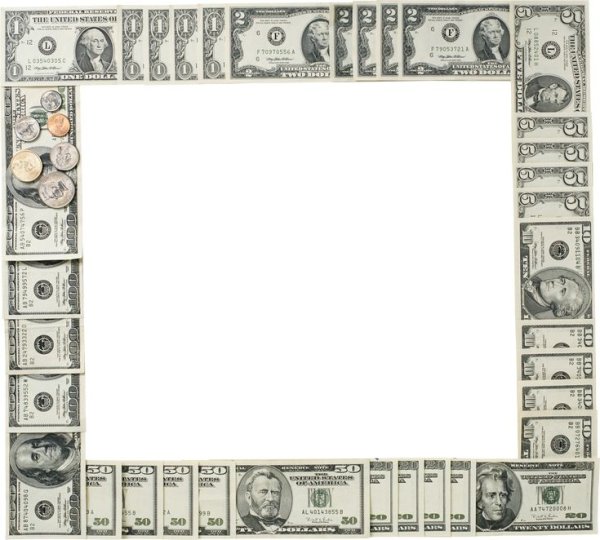 Фоторамка с деньгами