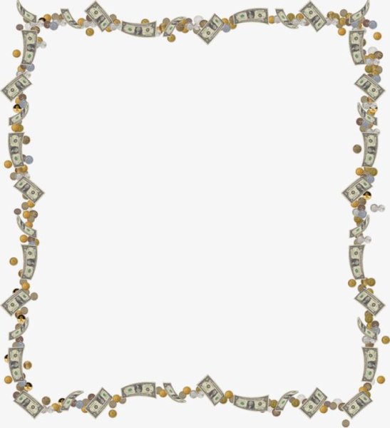 Рамка для ворда деньги
