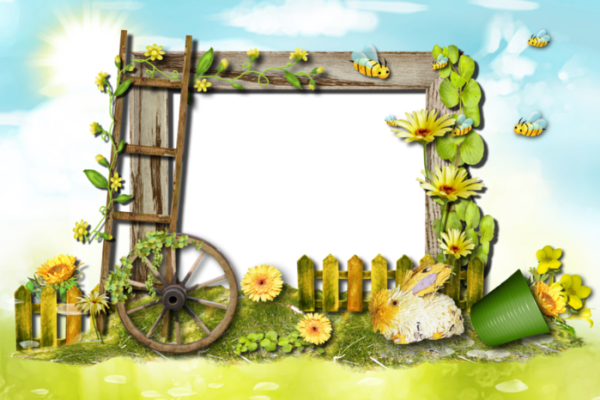 Фоторамка огород