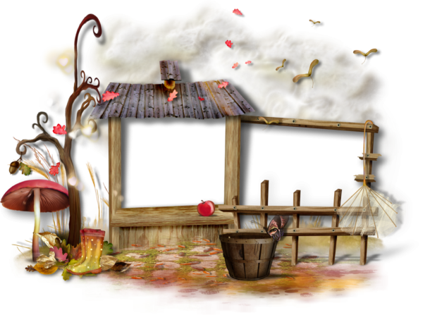 Рамочка в деревенском стиле