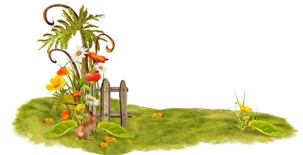 Рамка сказочные растения