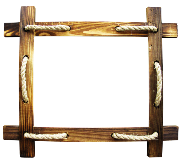 Красивая деревянная рамка