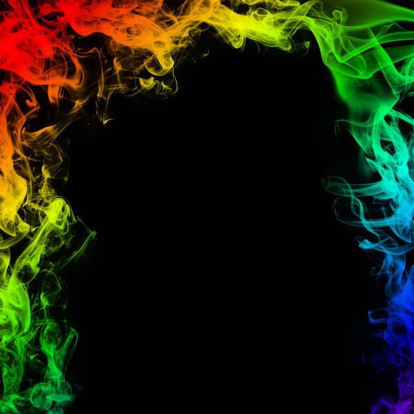 Рамка для фотошопа дым