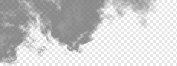 Туман по краям на прозрачном фоне