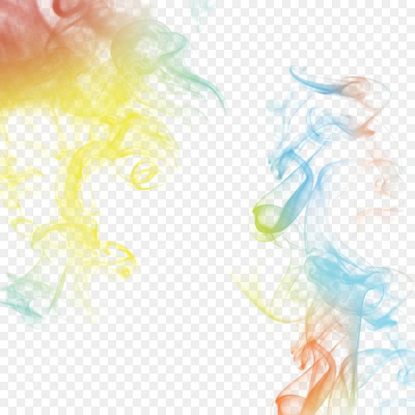 Разноцветный дым вектор