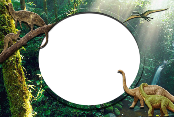 Рамки для фотографий с динозаврами