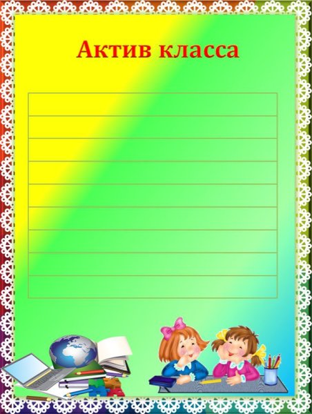 Актив класса картинки