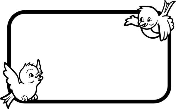 Рамки черно-белые детские