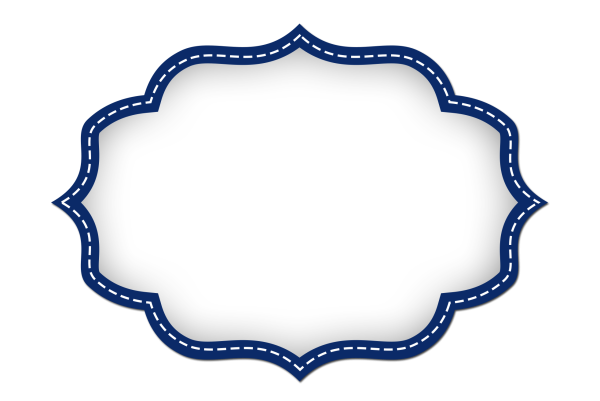 Фигурная рамка для текста