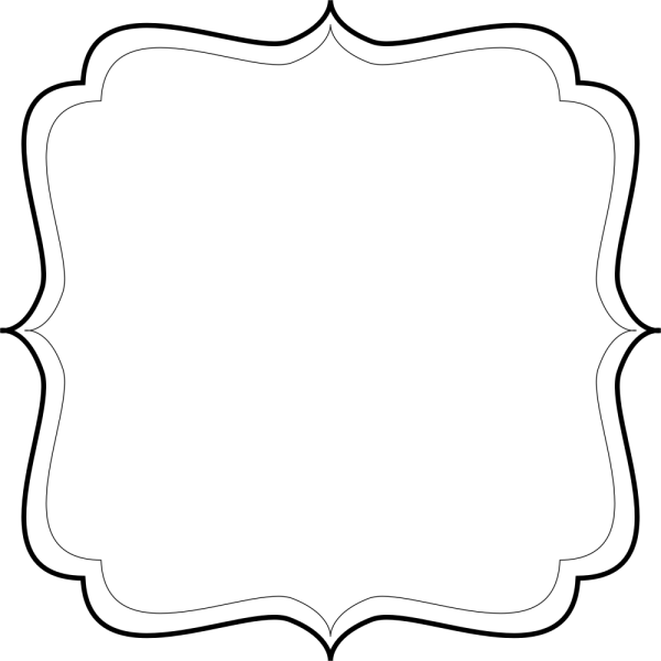 Рамка трафарет