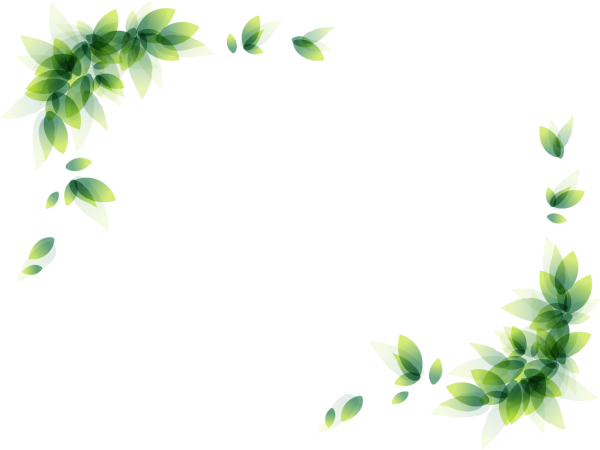 Рамка листья