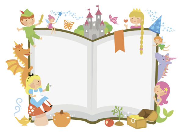 Раскрытая детская книга