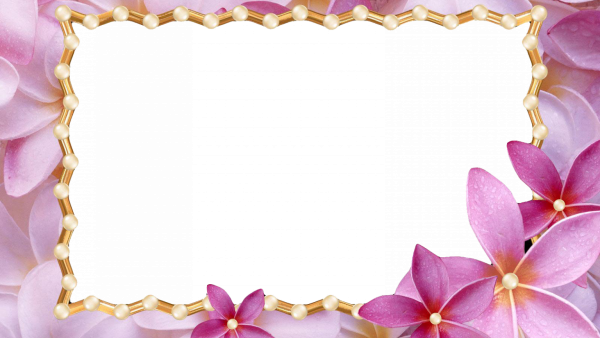 Красивая Цветочная рамка