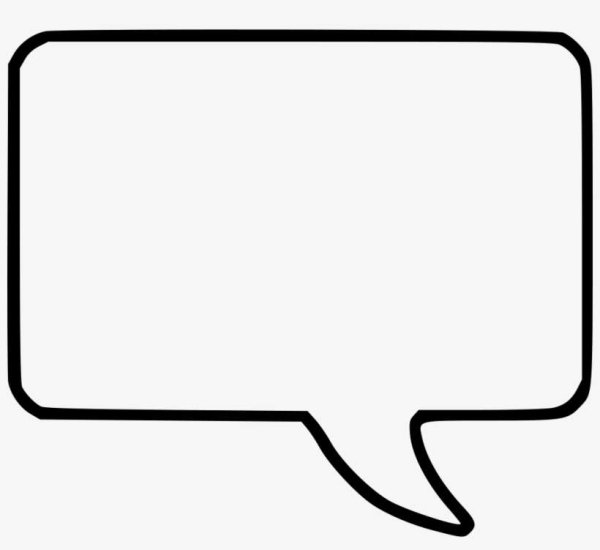 Диалоговое окно на прозрачном фоне