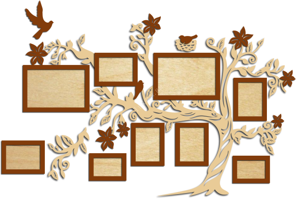 Фоторамка дерево из фанеры