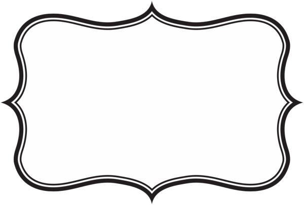 Красивая фигурная рамка
