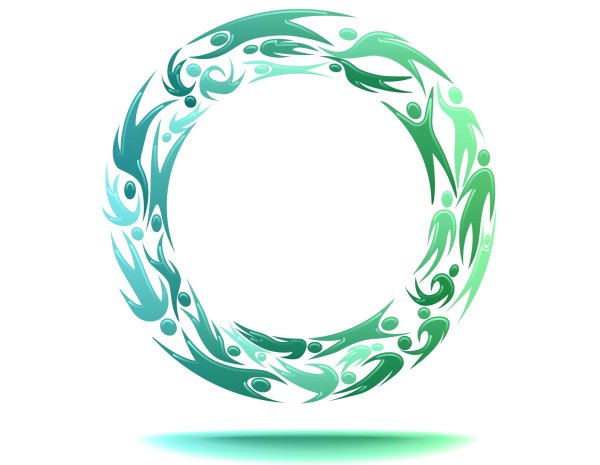 Круглая эмблема