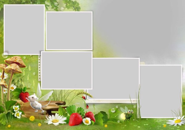 Рамки для фотоколлажа детские