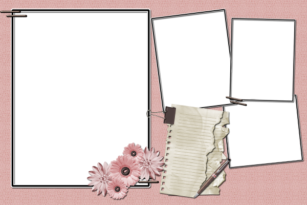 Альбомные страницы для фотошопа