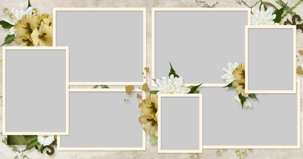 Пустые рамки для коллажа