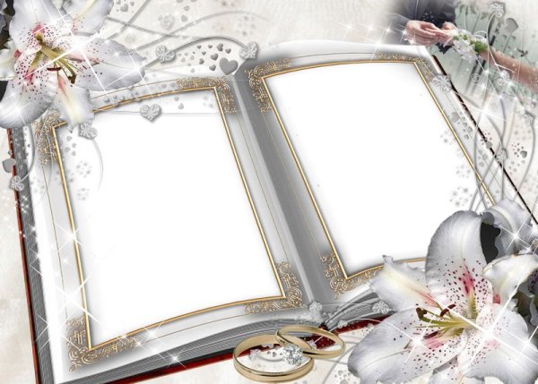 Рамки для свадебного альбома