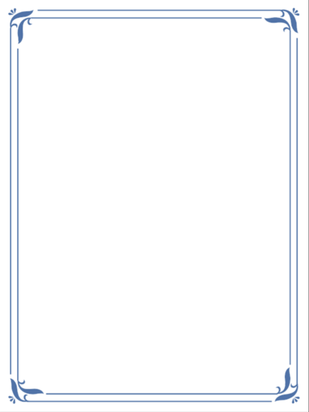 Рамка для текста официальная