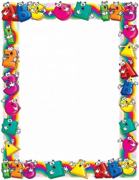 Рамка математическая для детей