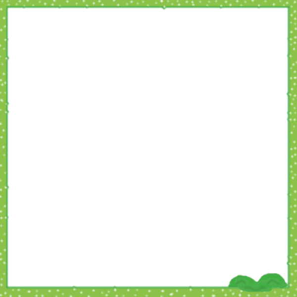 Рамка зеленая детская