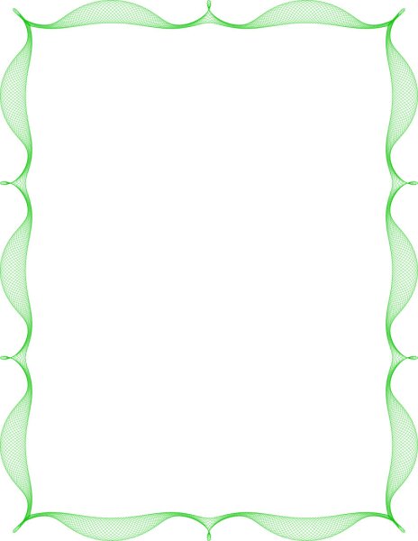 Салатовая рамка