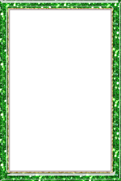 Рамка строгая зеленая