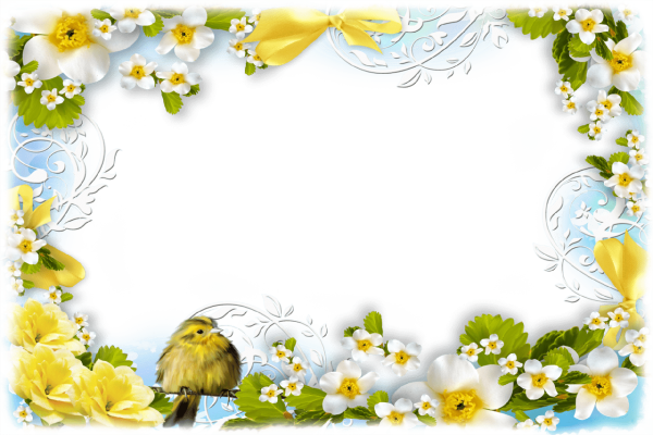 Красивая Весенняя рамка