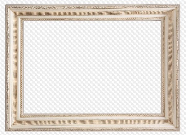Картинная рамка на прозрачном фоне