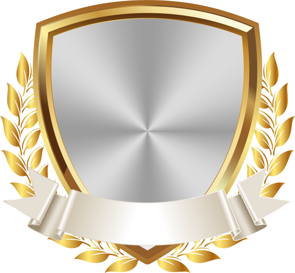 Золотая рамка для логотипа