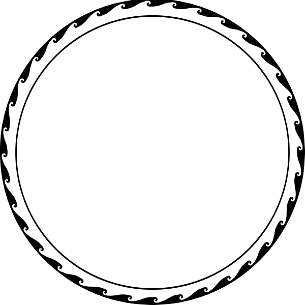 Круглая рамка
