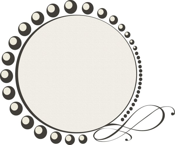 Круглая рамка для логотипа