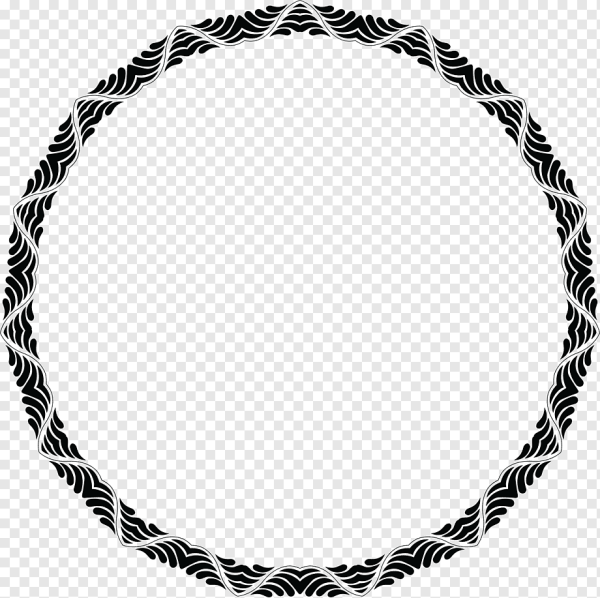 Круглая Векторная рамка