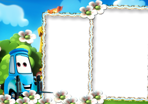 Рамки детские с машинками