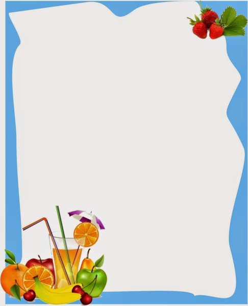 Рамка для детского меню